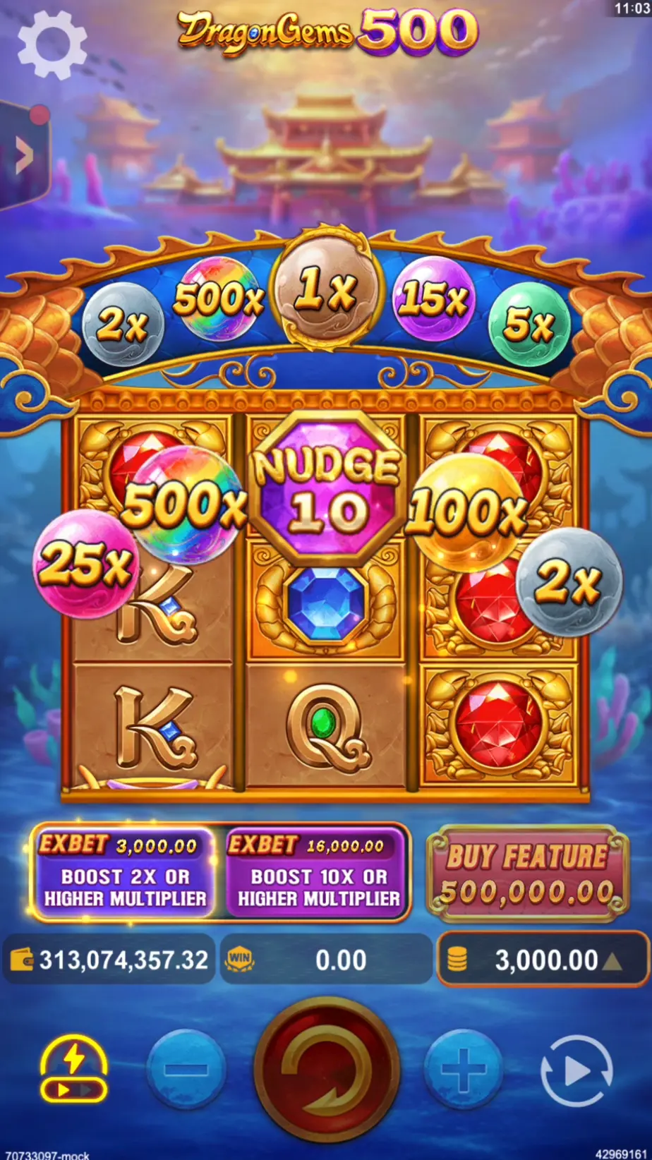 Dragon Gems 500 by Yellow Bat | BingoPlus