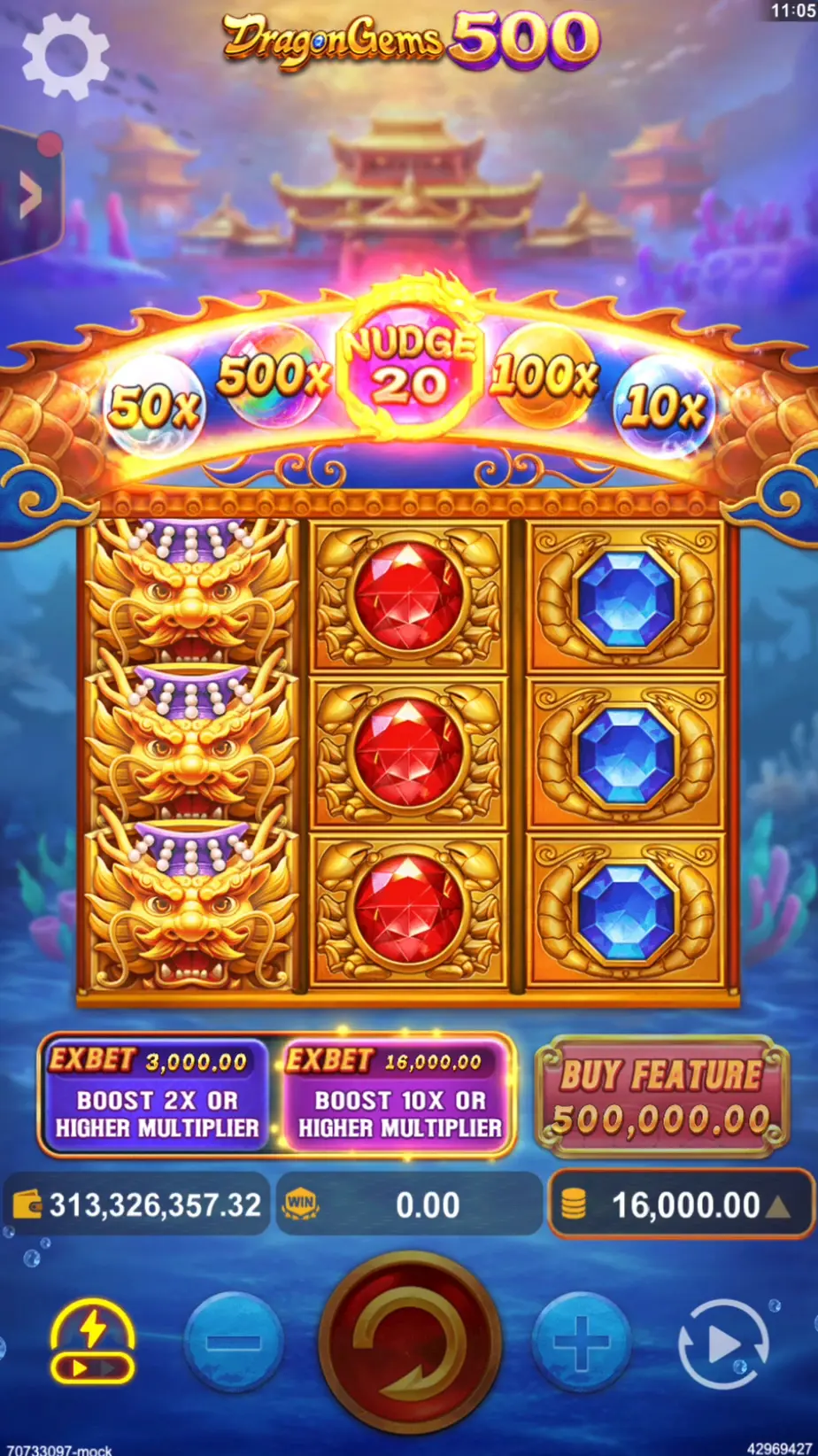 Dragon Gems 500 by Yellow Bat | BingoPlus
